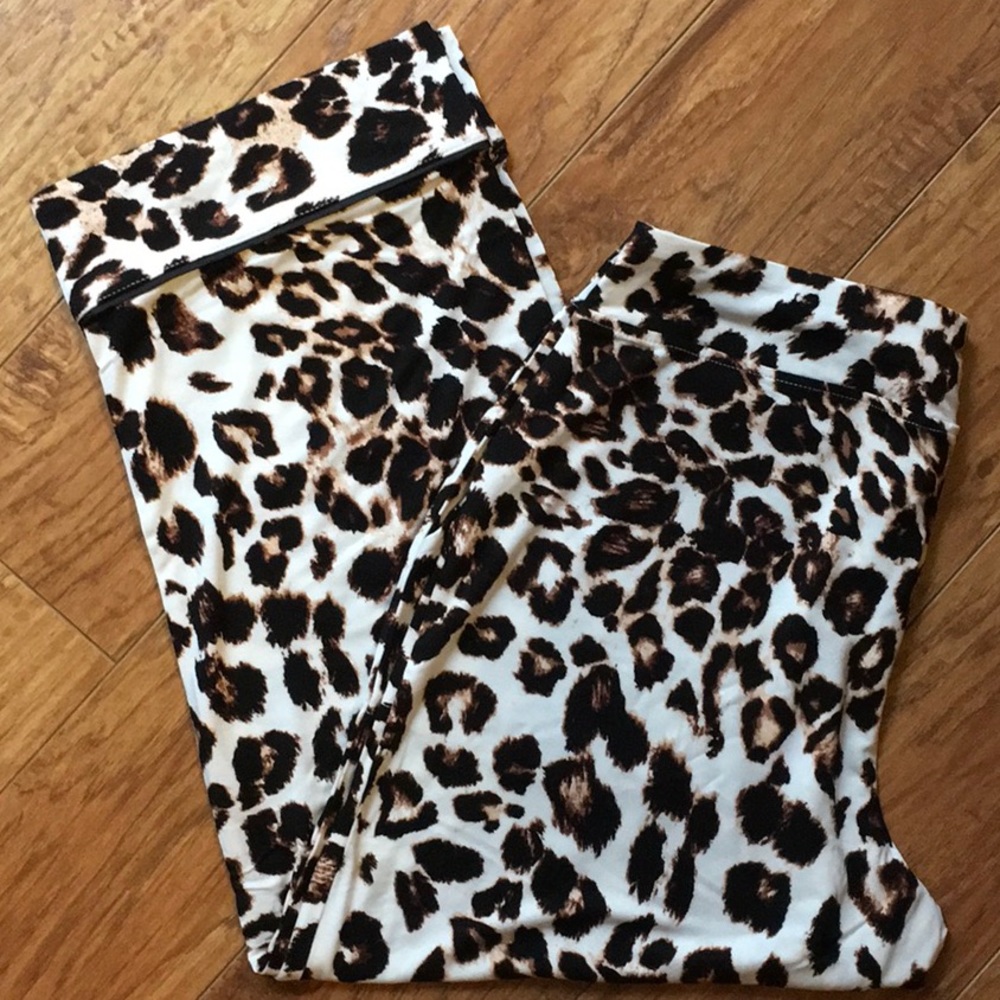 Soma crop pant Lovely Leopard Sunkissed NWT